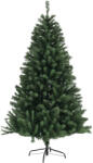 HOMCOM Brad de Crăciun, Brad de Crăciun Artificial cu 1000 Crengi din Oțel și Plastic, Ø110 x180 cm, Verde | Aosom Romania (830-864V01GN)