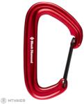 Black Diamond LiteWire karabiner, piros