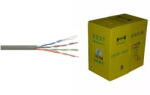 Wiretek UTP Falikábel dobozos CAT 6 305m 26AWG beige