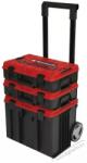  Einhell E-Case Tower kocsi tárolódoboz készlet, max. 120 kg, 3 bőröndből áll