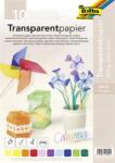 FOLIA Hârtie transparentă A4, 115 g, 10 coli, FOLIA, culori mixte (87409)