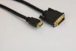 VCOM Кабел VCOM DVI-D 24+1 DualLink - HDMI M / 1.8 m / Позлатен