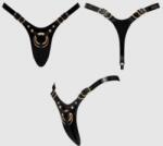 Strap On Me Leatherette harness fabulous - one size - black glossy