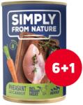 Simply from Nature Nedves kutyaeledel Fácán sárgarépával 6 x 400 g + 1 INGYENESEN