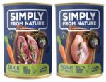 Simply from Nature Nedvestáp fácán sárgarépával + kacsa sárgarépával 12x400 g