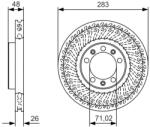 Bosch Disc frana fata BOSCH 0986479C33