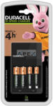  Duracell CEF14 akkumulátor gyorstöltő, 2db AA és 2db AAA újratölthető akkumulátorral - webmuszaki