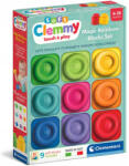 Clementoni Clemmy: Szivárvány színei puha 9db-os építőkocka szett - Clementoni (17604) - jatekshop