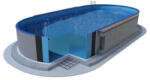 AquaFox Ibiza Medence Ovális 3, 20x6, 00x1, 20 M, Szürke, Falvastagság 0, 75 mm