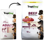 TropiDog Premium Adult Medium & Large Breed Beef with Rice 12 кг