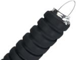 TRV Tub flexibil 18mm, metalic acoperit cu PVC negru cu fir de tragere copex izolat (TRV900005018)