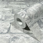 MARBURG Téglamintás szürke vlies tapéta MARBURG/WOOD&STONES 34835 (34835)