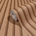 MARBURG Csíkos barna vlies tapéta MARBURG/WOOD&STONES 33958 (33958)