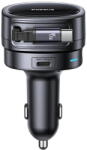 Baseus Quick Charge 60W, 1 x USB, 2 x USB Type-C, pt. bricheta auto, cablu retractabil, negru (C00069001121-00) - pcone