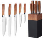 Defton ind 5 darabos rozsdamentes acél késkészlet késtartóval LGI-88510