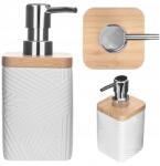 Kadax Folyékony Szappan Adagoló 300ml Fehér Fürdőszobai Tartály Pumpa (K10201)