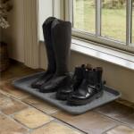 Navaris cipőtálca, 3 darabos szett, 60 x 40 x 2.8 cm, műanyag, fekete (8260001000441)