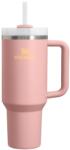 STANLEY Прасковен термос със сламка от неръждаема стомана 1, 18 l Quencher H2. O FlowState Tumbler Peach Rose - Stanley (100000148098)