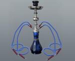 Chillout Smoke Hookah kék vízipipa 4 csöves 46 cm (DM-5-5552)