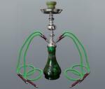Chillout Smoke Hookah zöld vízipipa 4 csöves 46 cm (DM-5-5554)