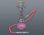 Chillout Smoke Hookah rózsaszín vízipipa 1 csöves 29 cm (DM-5-5397)