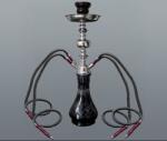 Chillout Smoke Hookah fekete vízipipa 4 csöves 46 cm (DM-5-5551)