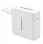 Qoltec 96W Fast Hálózati Töltő 5-20V 3-4.7A Usb C Pd Fehér (51709)