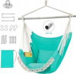  Függőszék Hinta Függőágy Kerti Házhoz Teherbírás 500 font 2 Párna (13014177-1)