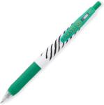 Zebra Zseléstoll ZEBRA Sarasa Clip Stripes, nyomógombos, 0, 7 zöld test, zöld tinta, írásvastagság 0, 37 mm