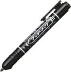 Zebra Alkoholos filc ZEBRA Mckie Retractable 1, 3mm nyomógombos visszahúzható heggyel, fekete