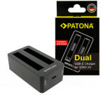 Patona Încărcător dual PATONA pentru Insta360 X5 CINSBAHA incl. cablu USB-C (PT-4240)