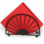 Kadax Szalvéta Törlőkendő Fekete Fém Elegáns Matt 14cm (22388)