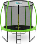 INLEA ULTIMATE Jump Trambulină 250 cm cu plasă de siguranță interioară - verde deschis (IN01-0009)