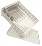 Kadax Szárítógép Evőeszköz Csepegtető Álló Fehér Műanyag Tálca 39cm (K9456)