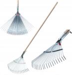 Kadax Kerti Fűlevél Gereblye Fa Nyél 164cm Állítható Legyező (K1959)