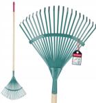 Kadax Kerti Fűlevél Gereblye Fa Szár 170 cm Legyező Gereblye (K1984)