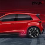 Kia Rio 4D ajtóvédő fólia matrica, 5D Bal