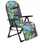 Kadax Napozóágy Kerti Szék Összecsukható Strand Napozóágy Párna Lábtartó Kényelmes (K4093)