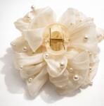  SP13 Hajcsat Nagy Állkapocs Gyöngyök 12, 5cm Krémszínű