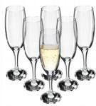 Kadax Prosecco Boros Pezsgős Poharak 220 ml 6 db-OS Szett Pohár Szett (K8892)