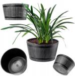 Kadax Virágtartó Kerti Virágtartó Nagy Teraszra Virágok Virágtartó Kerek 50cm (K11435)