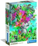 Clementoni Head in the Jungle HQC 500 de piese puzzle - Clementoni (35600) Puzzle