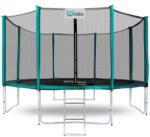 INLEA PREMIUM Jump Trambulin külső védőhálóval 366 cm - sötétzöld (IN02-0019) - inlea