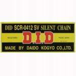 DID D. I. D Vezérműlánc Moto DID SCR0412SV (bilincselt) D. I. D