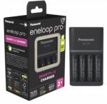 Panasonic Akkumulátortöltő Ni-MH Panas Eneloop BQ-CC55 4x R6 2500mAh BK-3HCDE Eko (K-KJ55HCD40E)