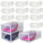 Przydasie. pl 10x Doboz Cipőrendező Doboz Cipő Flip-flop Szekrény Doboz (#8229)