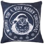 Somnart Perna decorativa de Craciun 40x40 cm, Christmas White, alb/gri (6141)