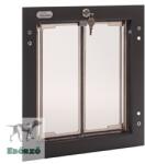  Kutya ajtók - PlexiDor® - "M" - Barna (856853003053)