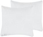 Somnart Set 2 perne 60x60 Somnart Belina din microfibra, lavabile, albe (6322)