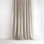 Goldea marbella díszfüggöny - latte 280x135 cm